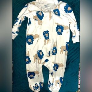 Carters 9 months footed pajamas
